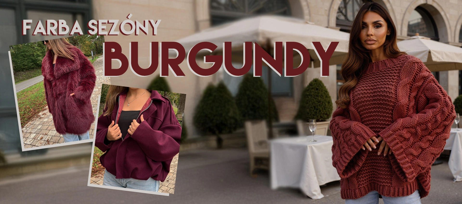 FARBA SEZONY - BURGUNDY