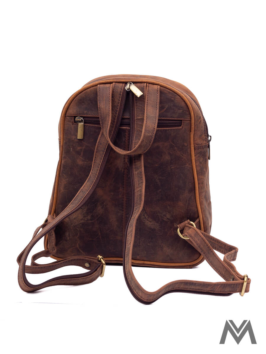 Pánsky ruksak, Pánska taška, ETUE, pravá koža, značkové tašky, značkový ruksak, WILD, ModneVeci, elegantný, moderný, štýlový, praktický, darček, narodeniny, tmavo hnedá, hnedá