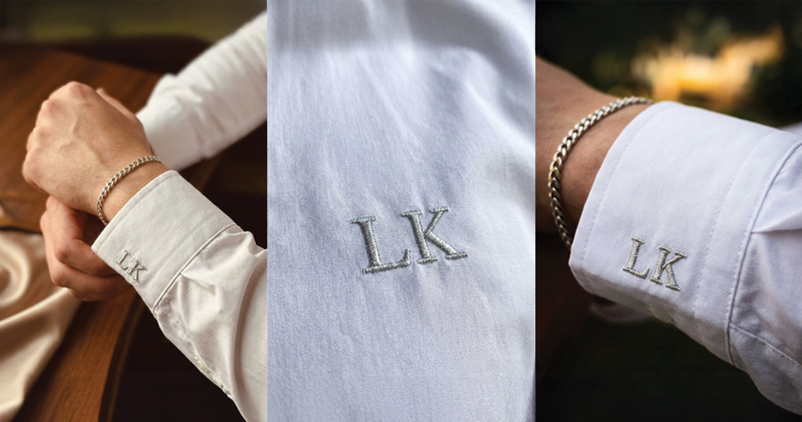 Vyšívanie manžiet na mieru