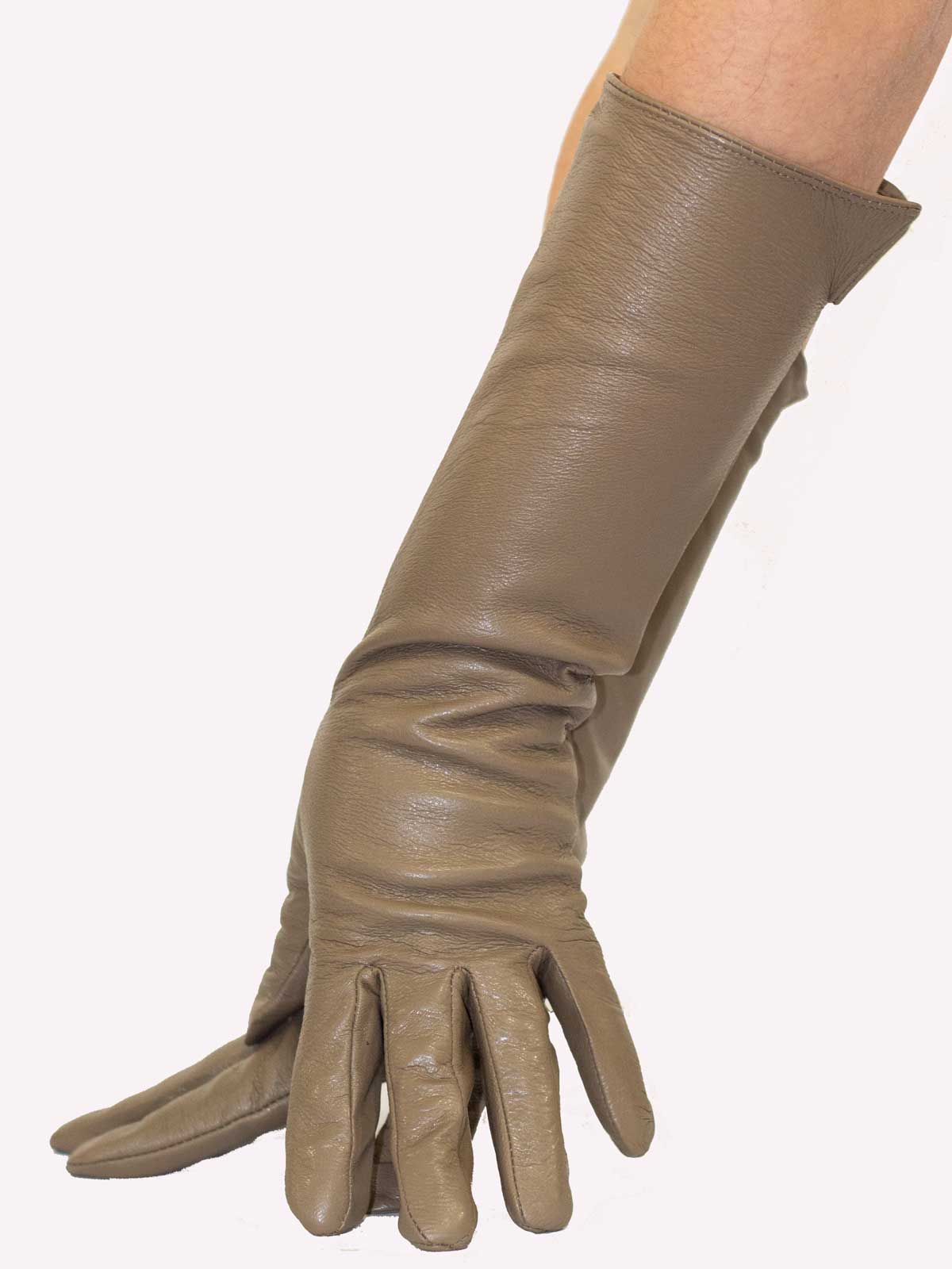 kožené rukavice, v šedohnedej farbe, krásne, pohodlné, teplé, módny doplnok