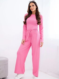 damsky-komplet-ruzovy-nohavice-tricko damsky-komplet-ruzovy-nohavice-tricko