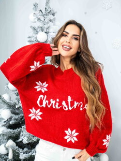 damsky-romanticky-sveter-cerveny