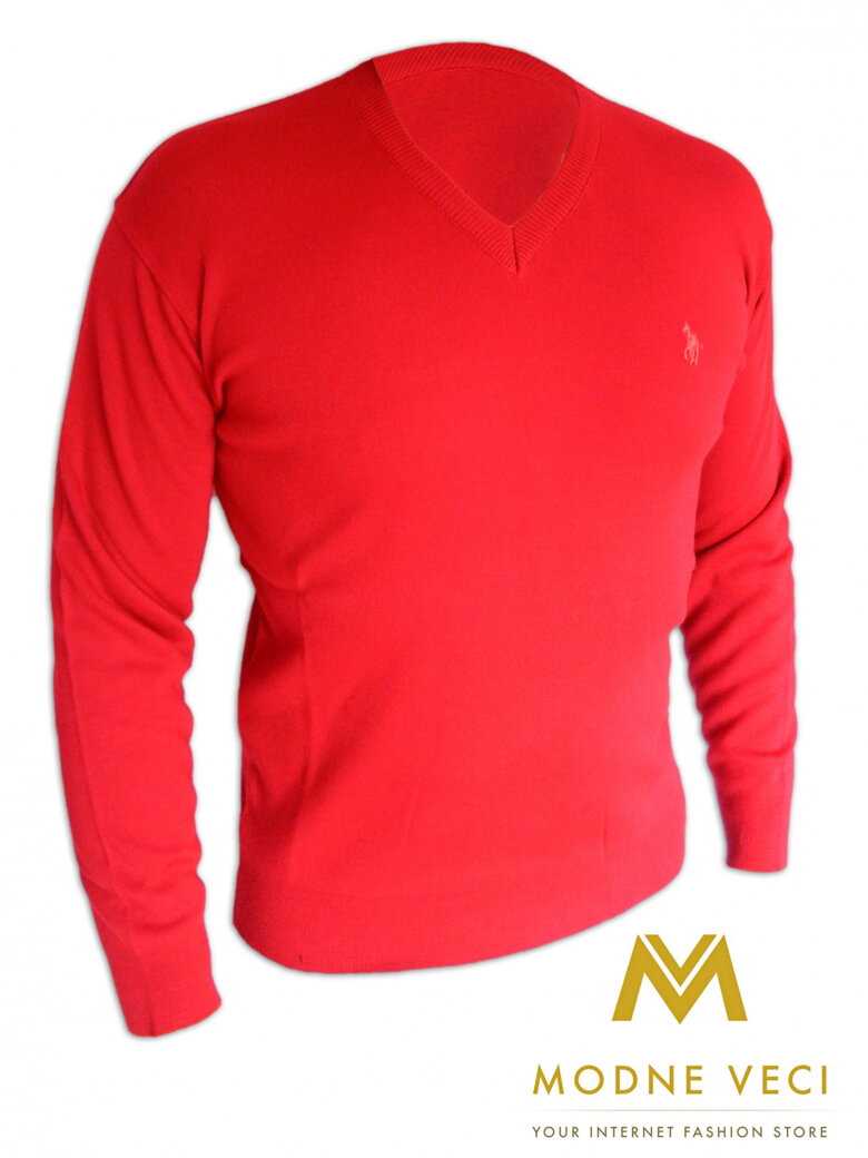 Pánsky sveter červený
