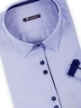 Športová bledomodrá pánska košeľa  VS-PK1718