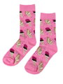 Dievčenské ponožky s veselými zmrzlinkami