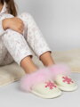 Detské papučky vločka ružová 04 veľ. 27-34