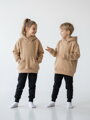 Zateplená detská mikina VSB KIDS béžová 
