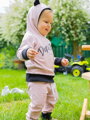Detská tepláková súprava VSB DUPI DUPA  babypink