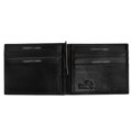 Malá pánska kožená peňaženka PP-N55039-WGN čierno - sivá