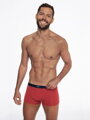 Bodkované pánske červené boxerky 41277-33X-M