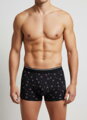 Pánske čierne boxerky s palmami 