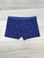 Pánske vzorované boxerky v modrej farbe