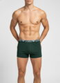 Pánske bavlnené boxerky UOMO v tmavozelenej farbe