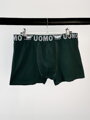 Pánske bavlnené boxerky UOMO v tmavozelenej farbe