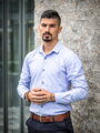 Pánska košeľa VS-PK-1853 farba svetlý jeans