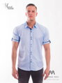Športová bledomodrá pánska košeľa  VS-PK1718