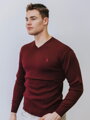 Pánsky sveter N06 bordový