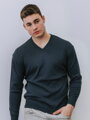 Pánsky sveter 05 tmavo modrý