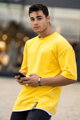 Trendy pánske VSB BASIC tričko žltá