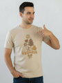 Pánske vianočné krémové tričko VSB PERNÍK