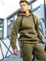 Pánska mikina VSB CLASSIC olivová farba 