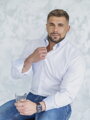 Luxusná pánska košeľa biela s dvojitým golierom 