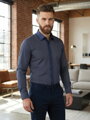 Luxusná pánska bavlnená košeľa SLIM FIT STRIH VS-PK-1722