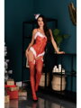 Vianočný zmyselný bodystocking SHIVALI 