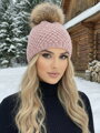 Pletená dámska čiapka IDA ružová 