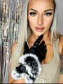 Dámske kožené rukavice čierne s kožušinou