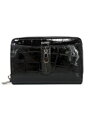 Dámska kožená peňaženka Loren 55025-CB krokodili vzor čierna