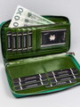 Zelená kožená dámska peňaženka 76119-SH-RFID-1738