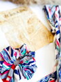 VSB Scrunchie farebná gumka do vlasov vzor 