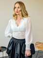 Čipkované biele body 