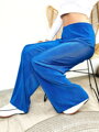 Dámske extravagantné nohavice v modrej farbe 