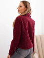 Dámska prechodná bunda ART0029 burgundy 