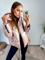 Dámska ružová zimušná bunda 