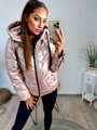 Dámska ružová zimušná bunda 