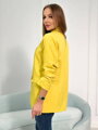 Dámske elegantné sako v žltej farbe 9709