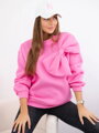 Luxus női pulóver 9797 világos rózsaszín