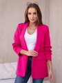 Dámske elegantné sako v ružovej farbe 9709