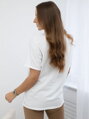 Bavlnené tričko 01-2361 LOVE biele