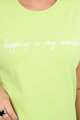 Dámske tričko s nápisom  65297 zelené 