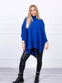 Pohodlný dámsky sveter 2019-30 modrý 