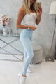 Dámske športové legíny BROOKLYN modrá 8882