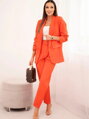 Dámsky elegantný komplet 80172K ORANGE