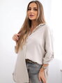 Mušelínová béžová košeľa 65622