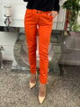 Elegantné dámske nohavice FRESIA oranžové