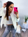 Sportliche Steppjacke in Weiß