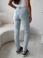Dámske svetlomodré skinny rifle MSARA SZ2681-6